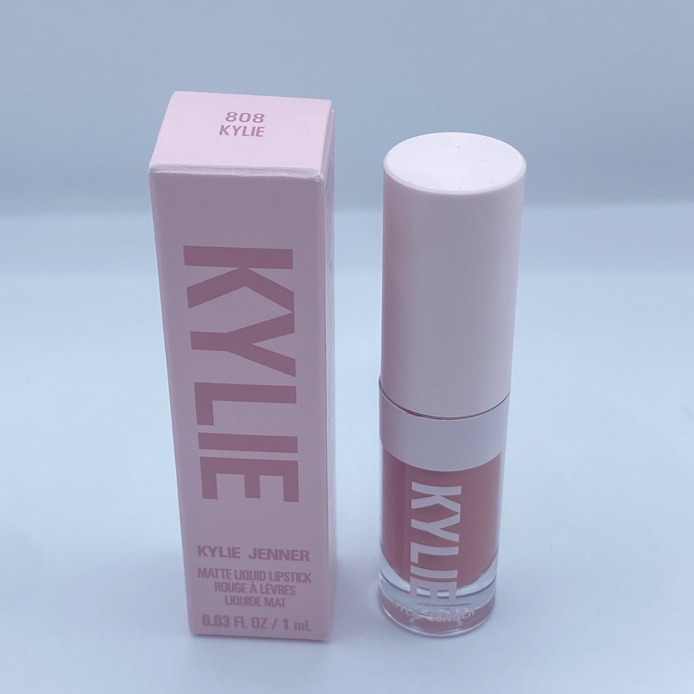 Kylie Cosmetics Matte Liquid Lipstick 808 Kylie .03oz Travel Size Mini - Picture 5 of 9